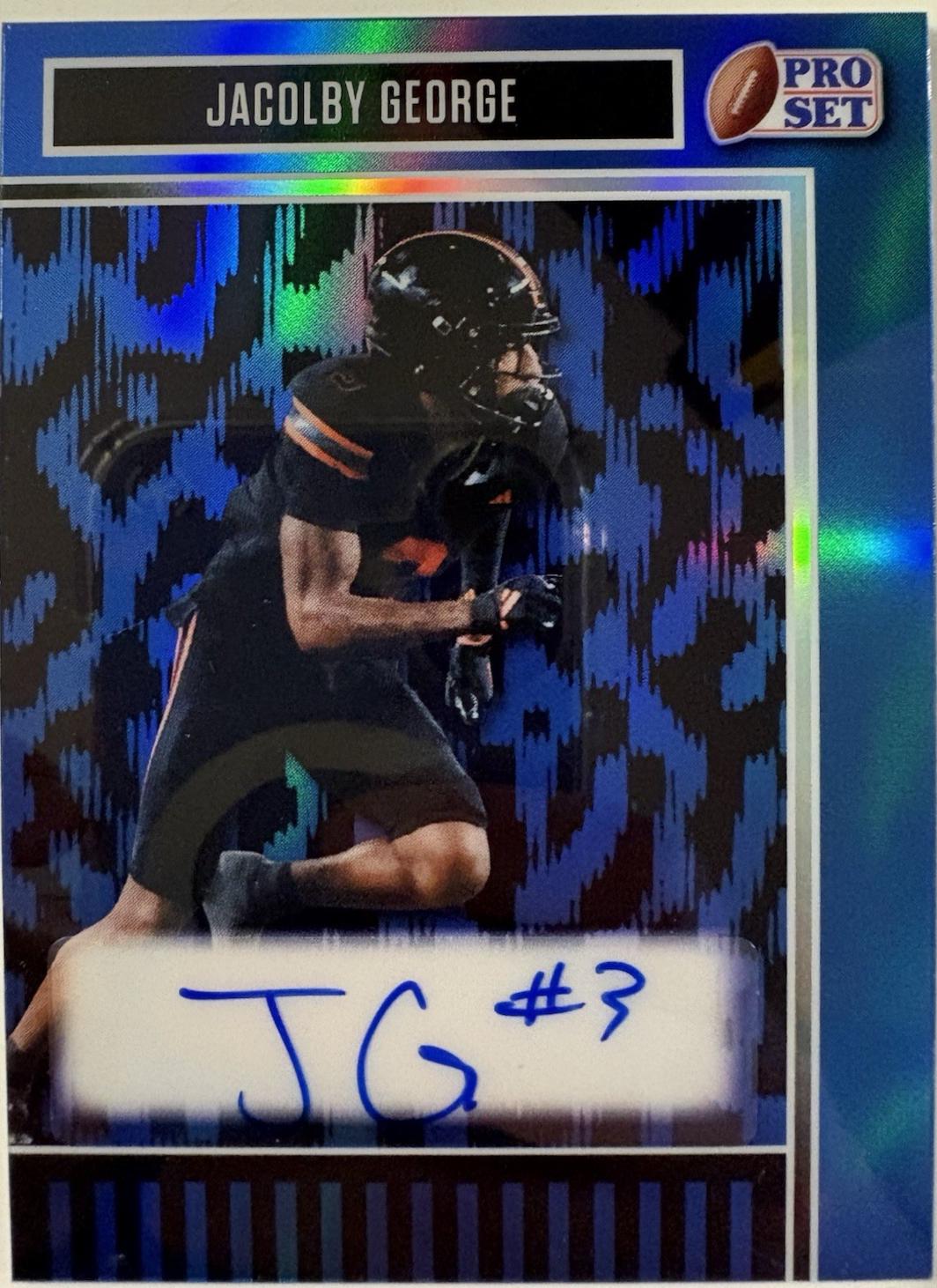 Jacolby George [Prismatic Blue] #BA-JG1