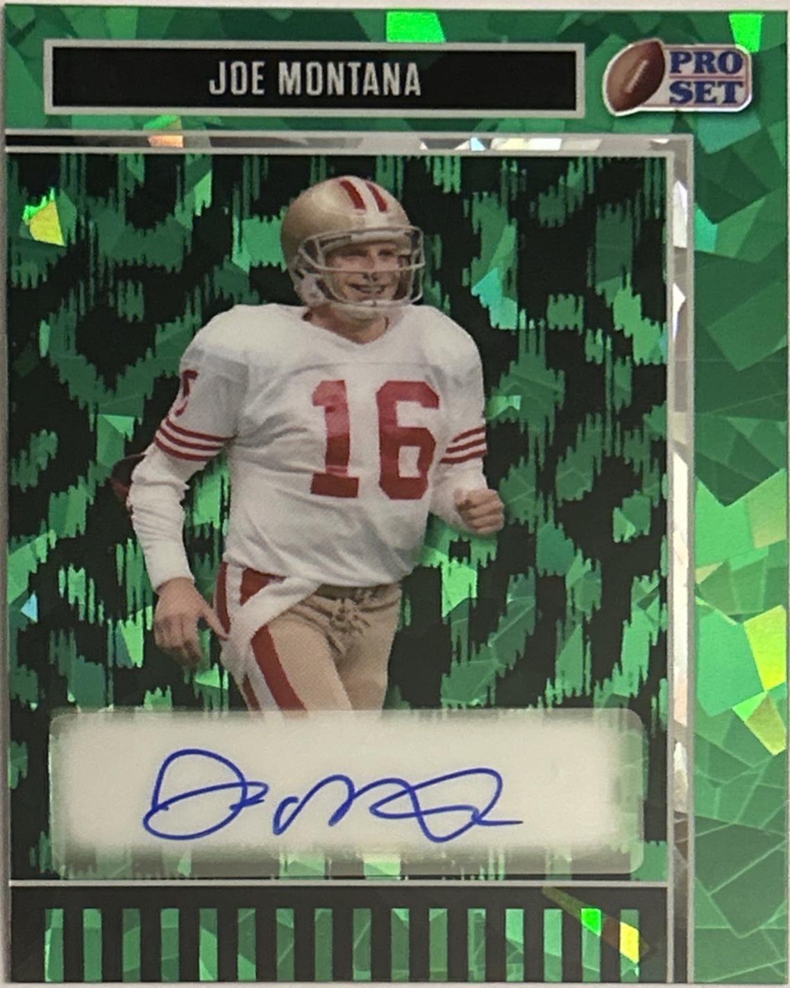 Joe Montana [Crystal Green] #BA-JM2