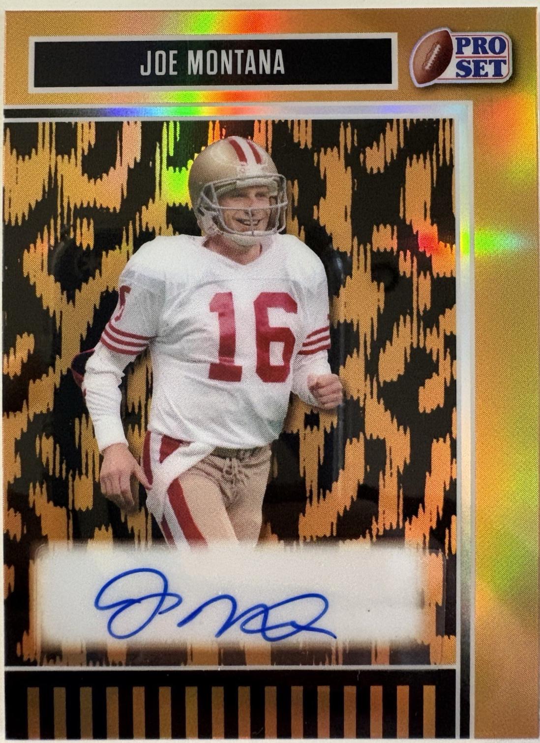Joe Montana [Prismatic Gold] #BA-JM2