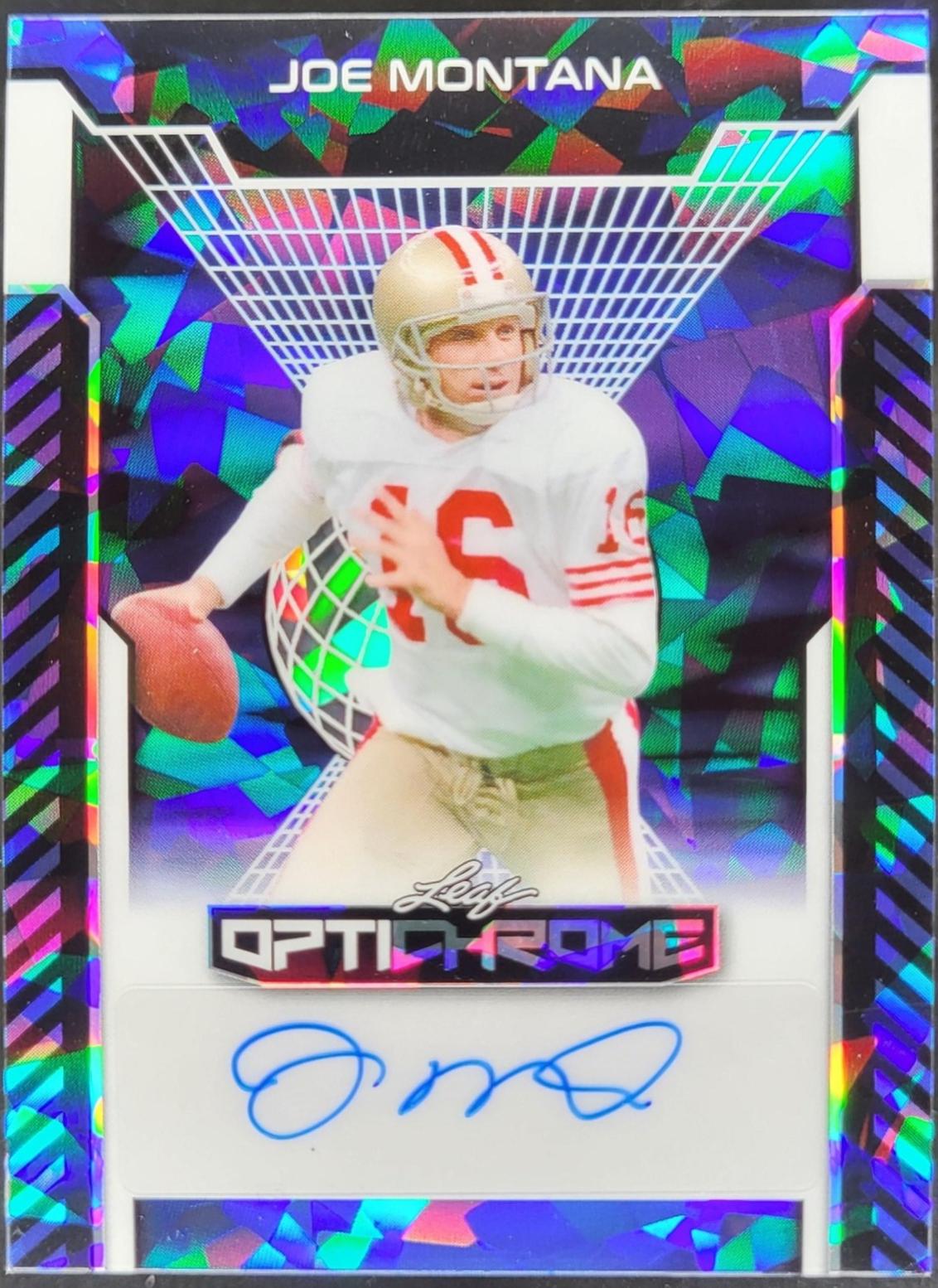 Joe Montana [Prismatic Red] #BA-JM2