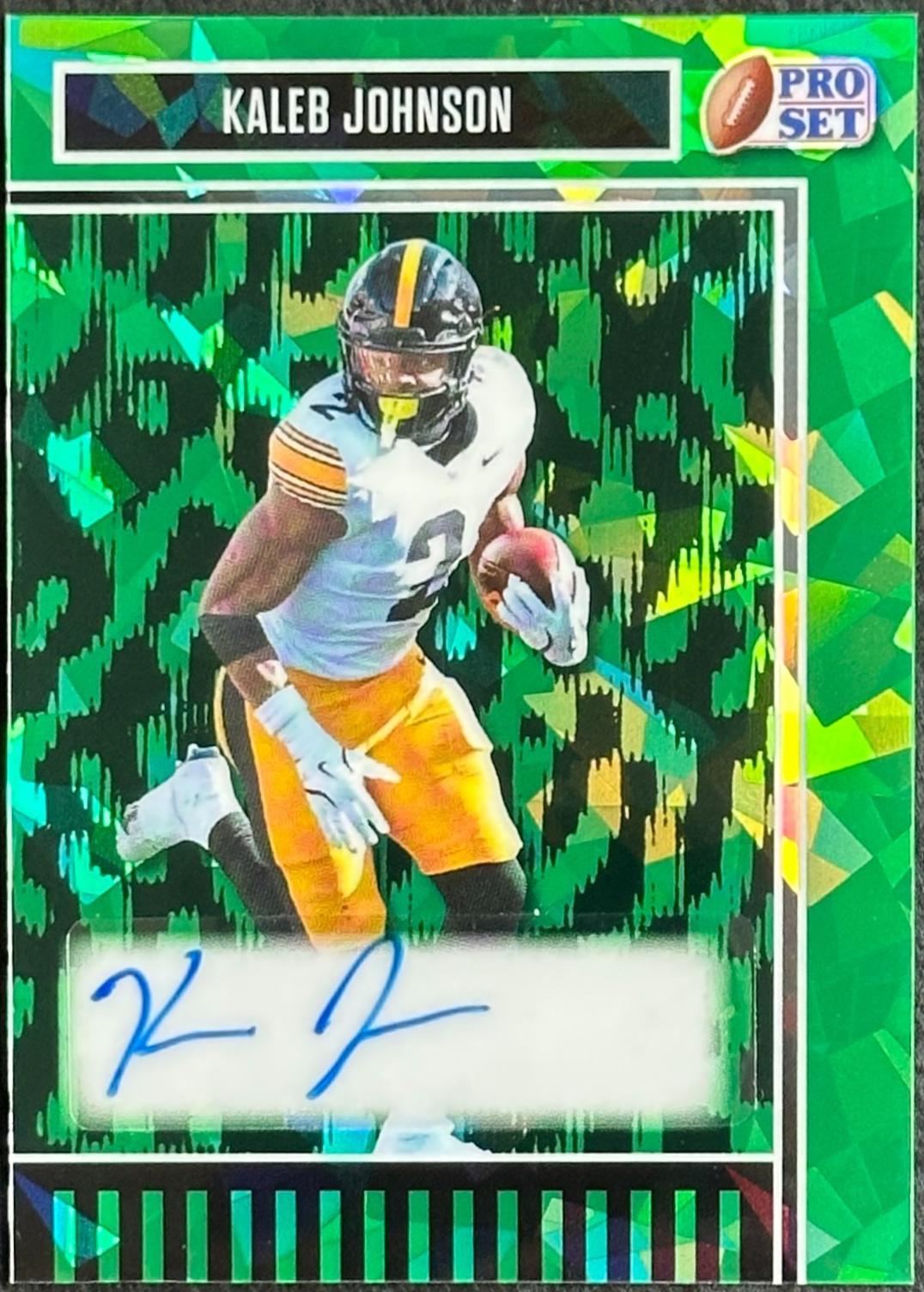 Kaleb Johnson [Prismatic Green] #BA-KJ2