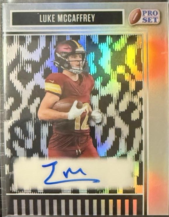 Luke McCaffrey [Prismatic Silver] #BA-LMC