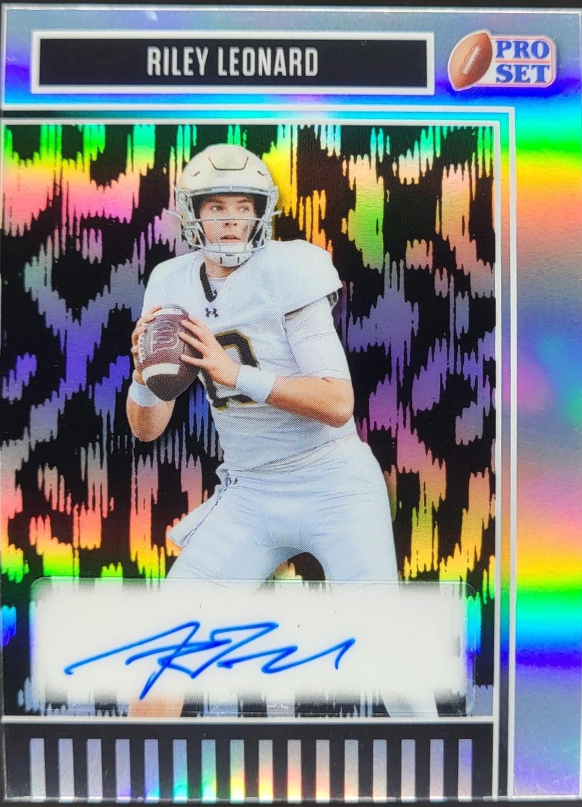 Riley Leonard [Prismatic Silver] #BA-RL1
