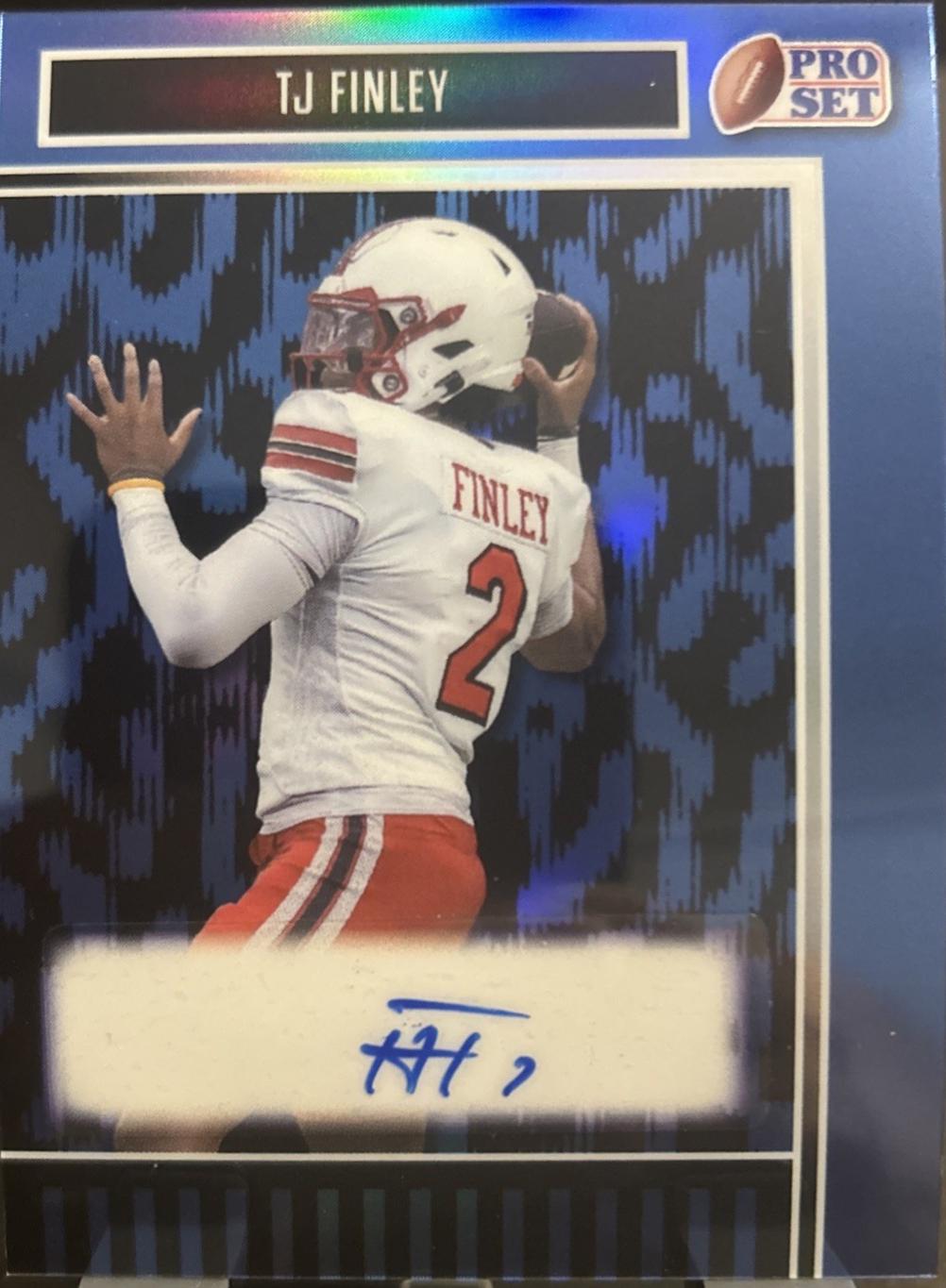 TJ Finley [Prismatic Blue] #BA-TJF