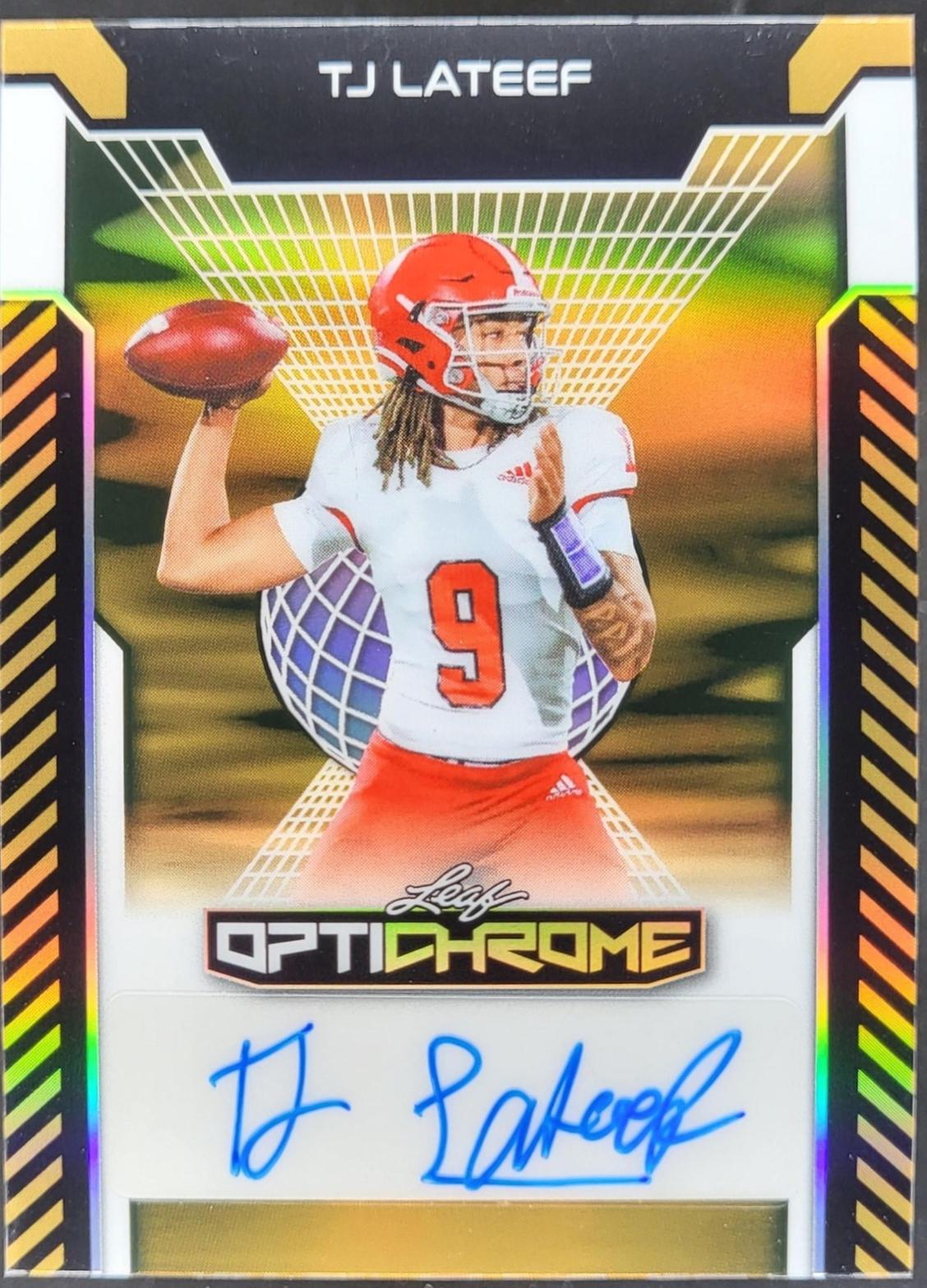 TJ Lateef [Prismatic Gold] #BA-TJL