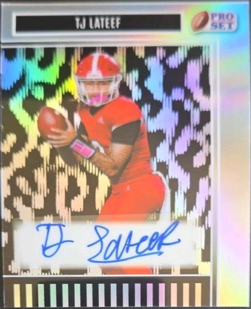 TJ Lateef [Prismatic Silver] #BA-TJL