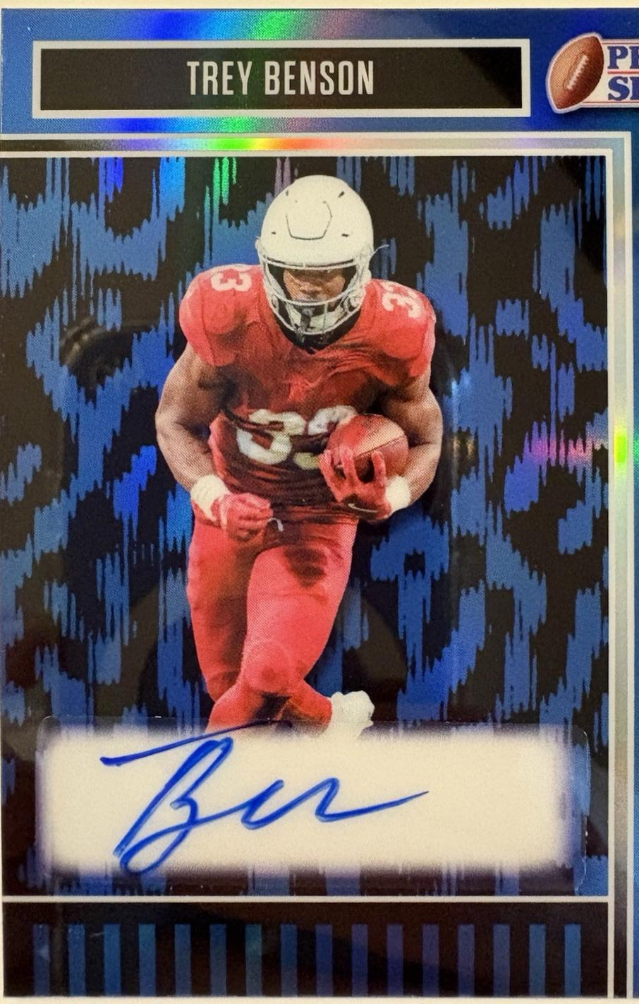 Trey Benson [Prismatic Blue] #BA-TB2