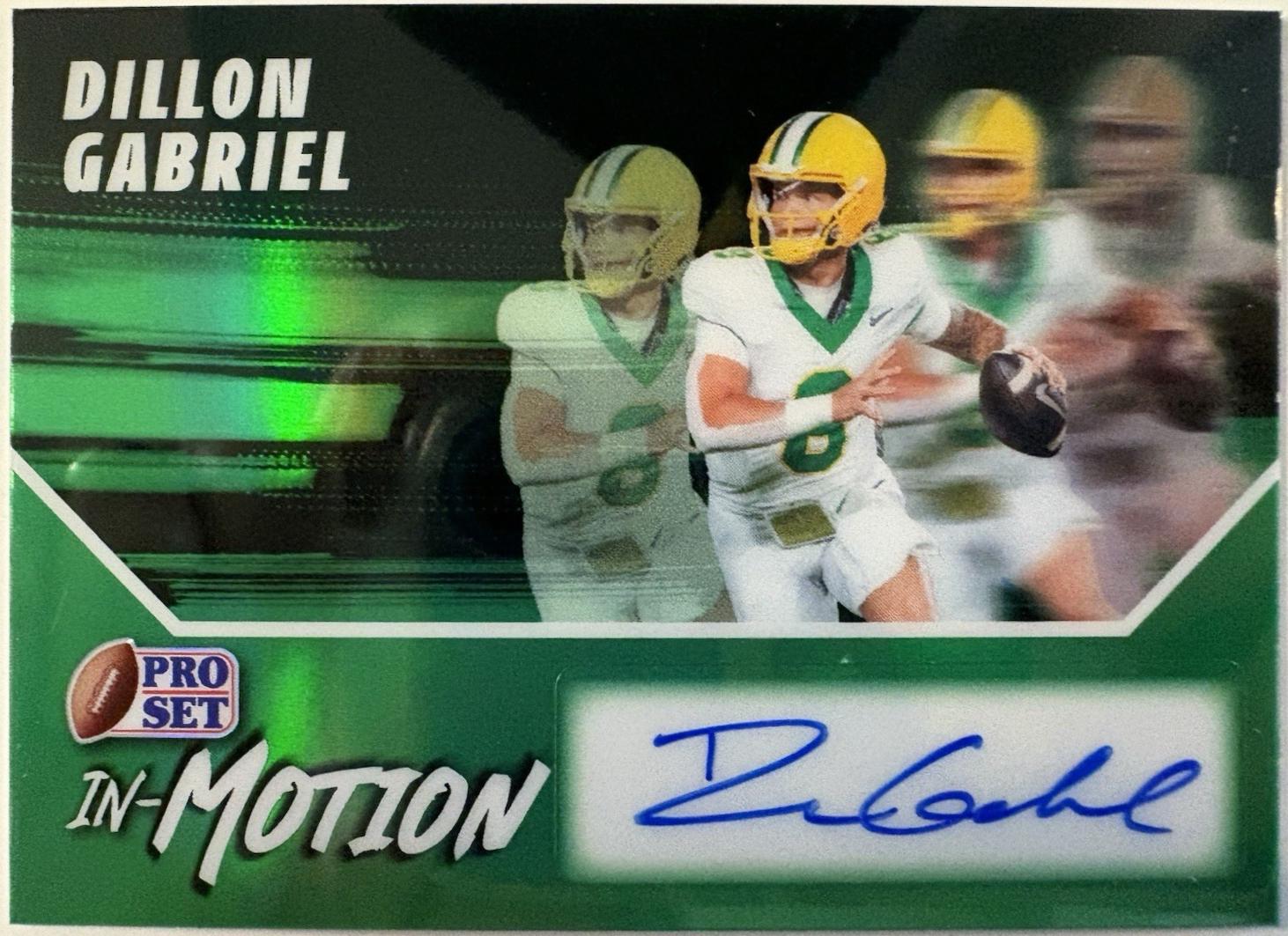 Dillon Gabriel [Prismatic Green] #SM-DG1