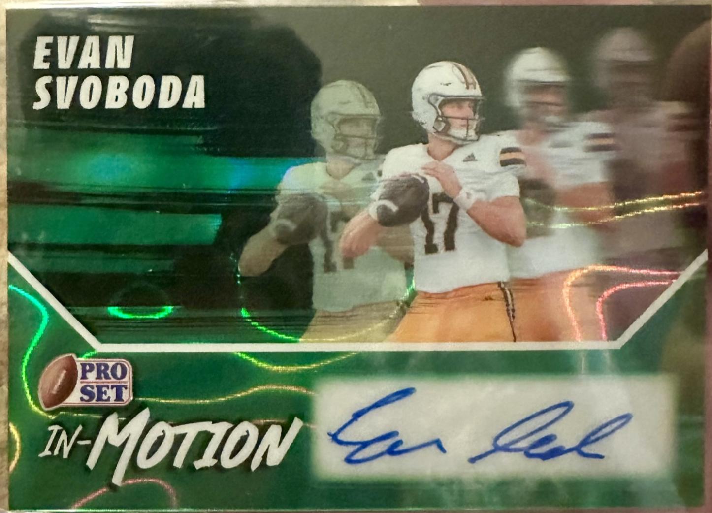 Evan Svoboda [Prismatic Pro Set Border] #SM-ES2