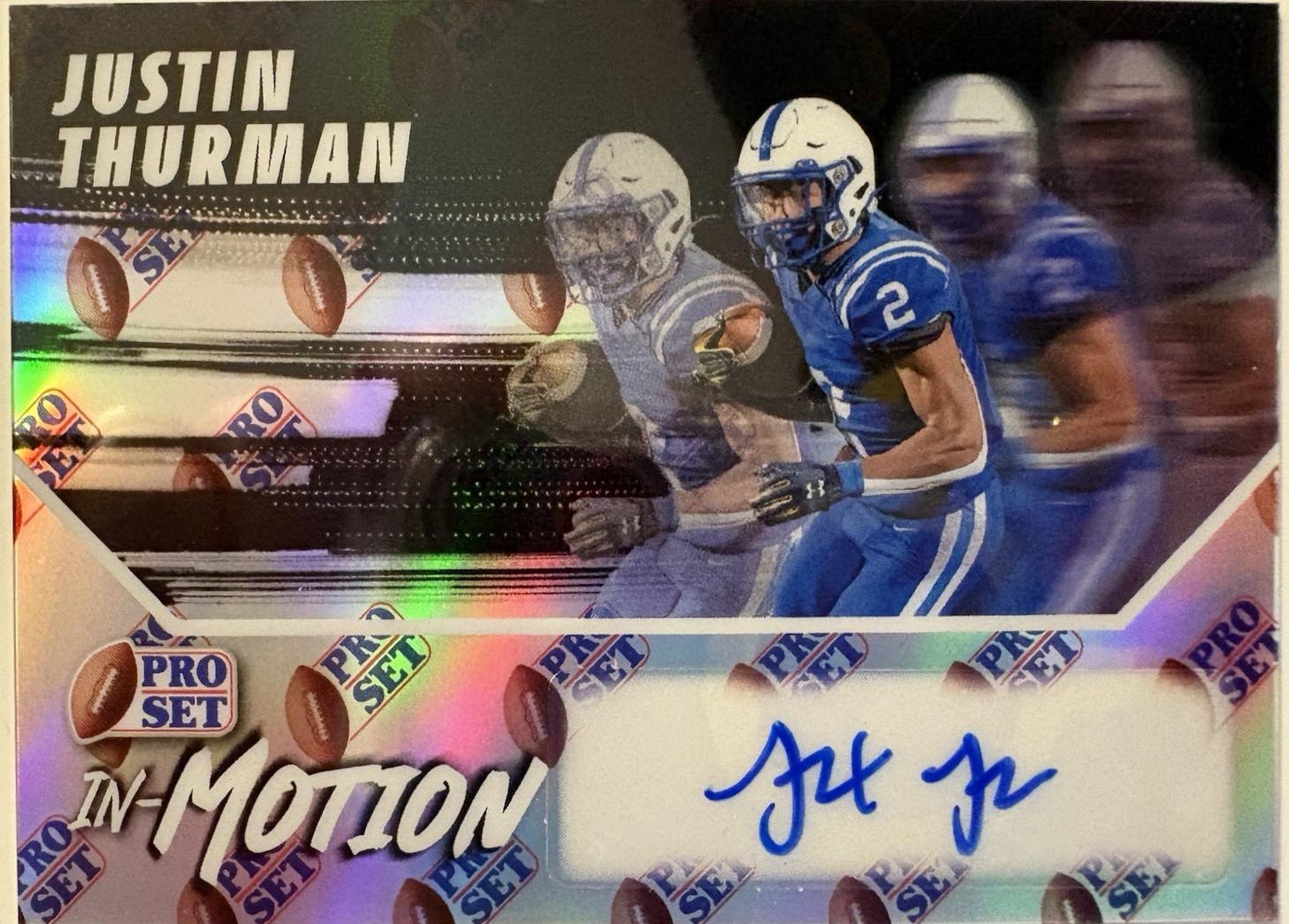Justin Thurman [Prismatic Pro Set Border] #SM-JT3