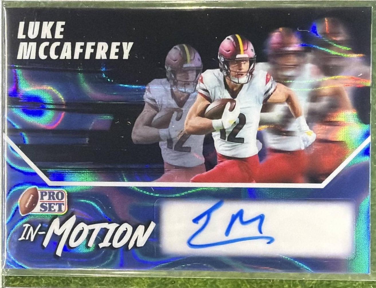 Luke McCaffrey [Lava Blue] #SM-LMC