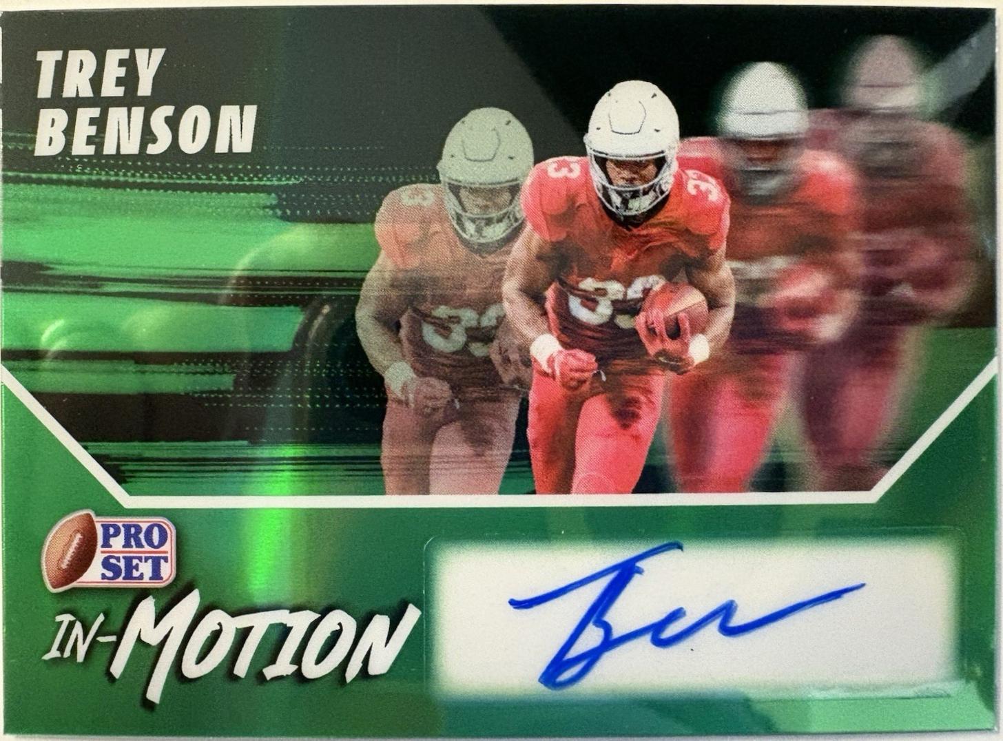 Trey Benson [Prismatic Green] #SM-TB3