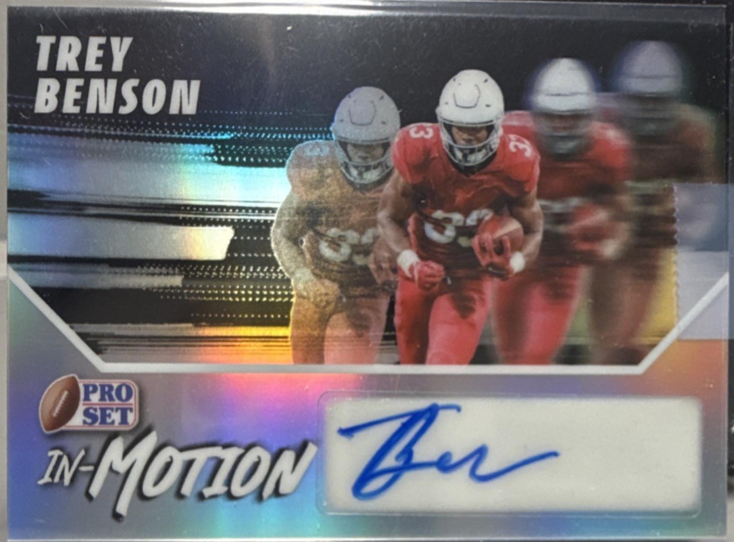 Trey Benson [Prismatic Silver] #SM-TB3
