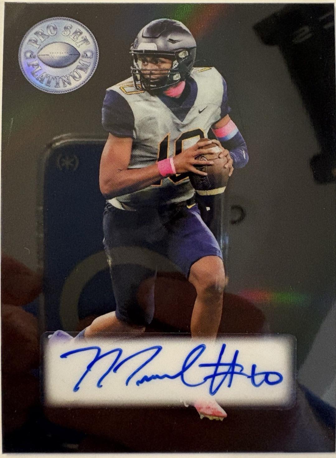 Madden Iamaleava [Prismatic Black] #SP-MI1