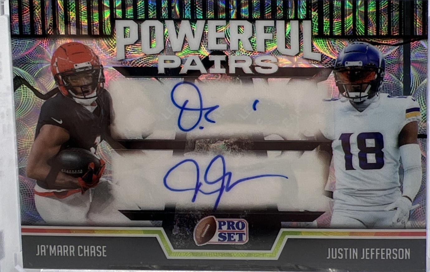 Ja'Marr Chase / Justin Jefferson [Kaleidoscope Silver] #PP-17