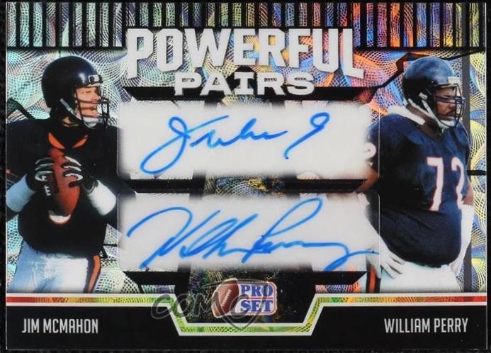 Jim McMahon / William Perry [Kaleidoscope Silver] #PP-19