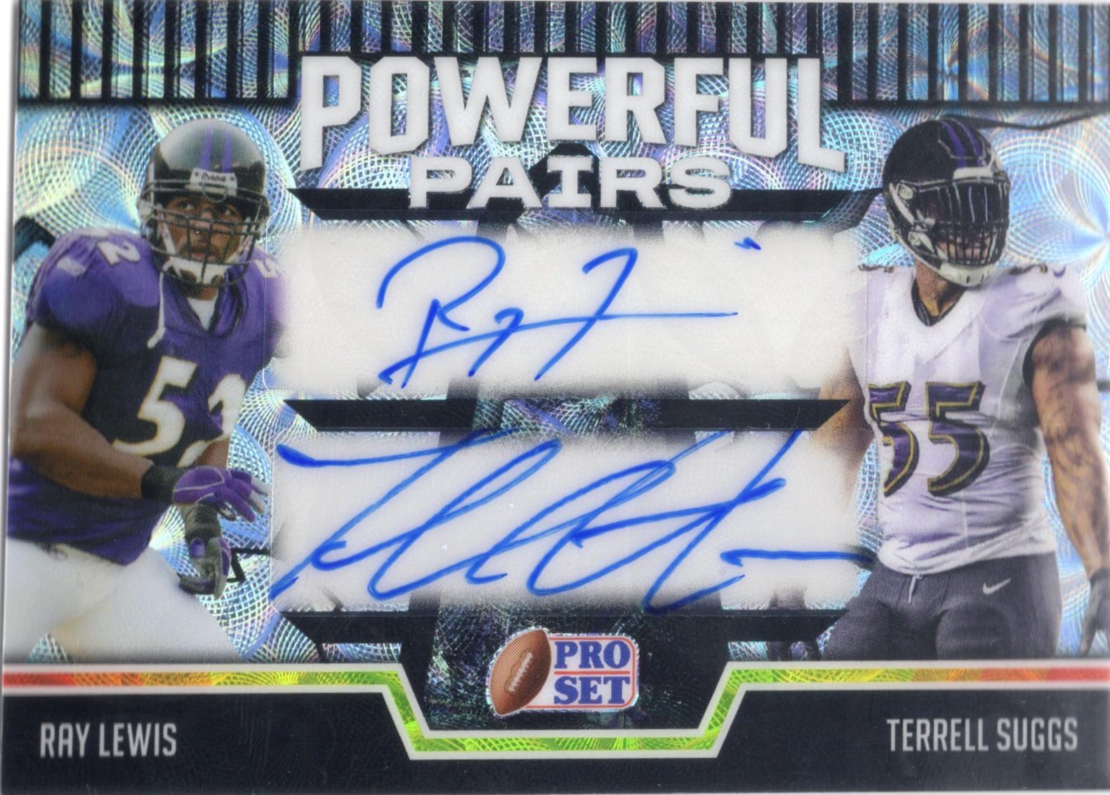 Ray Lewis / Terrell Suggs [Kaleidoscope Silver] #PP-31