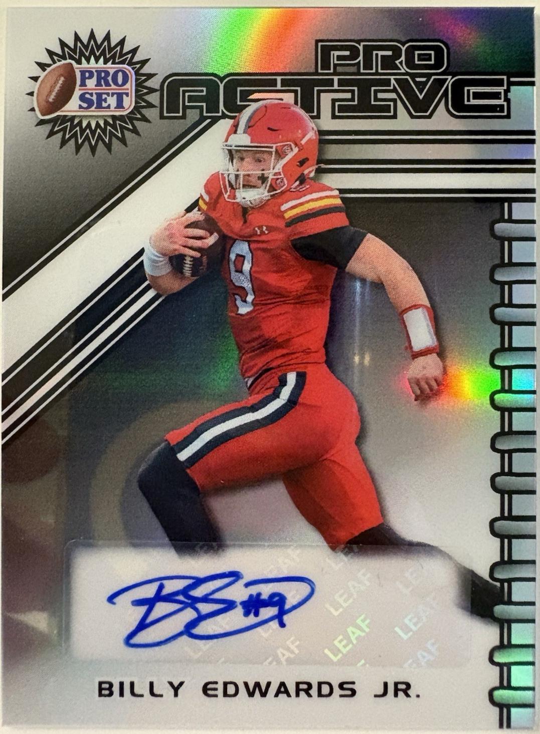 Billy Edwards Jr. [Prismatic Silver] #PA-BEJ