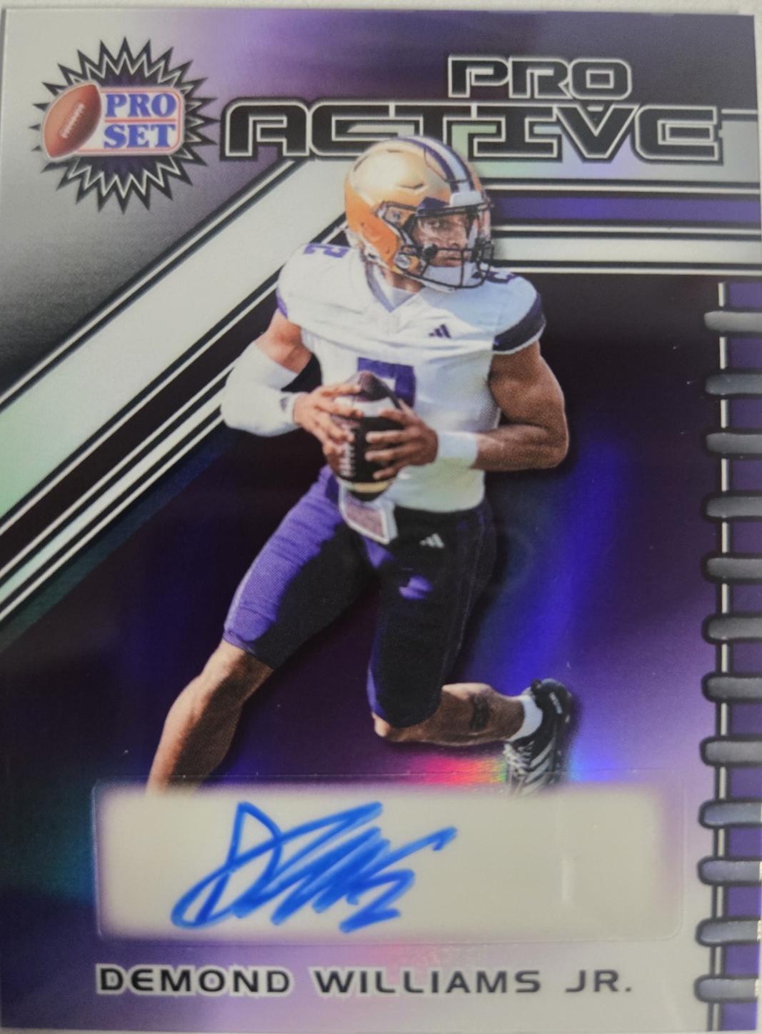 Demond Williams Jr. [Prismatic Purple] #PA-DWJ