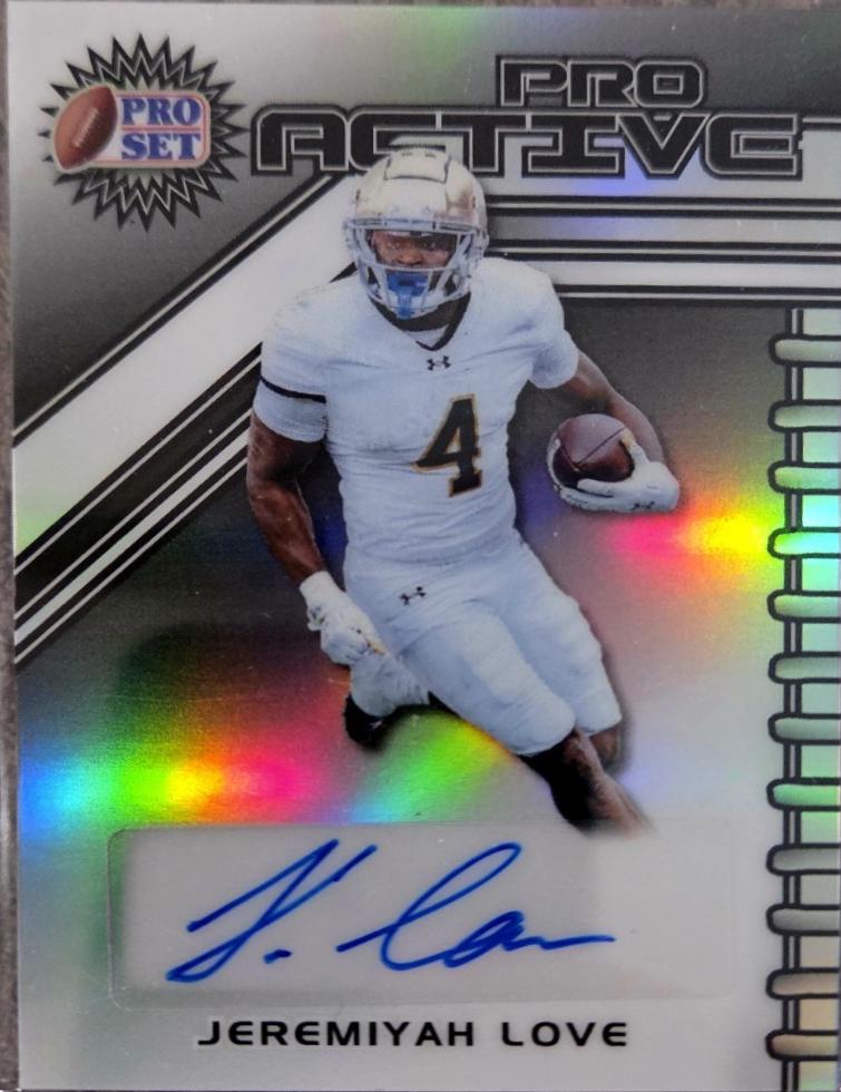 Jeremiyah Love [Prismatic Silver] #PA-JL2