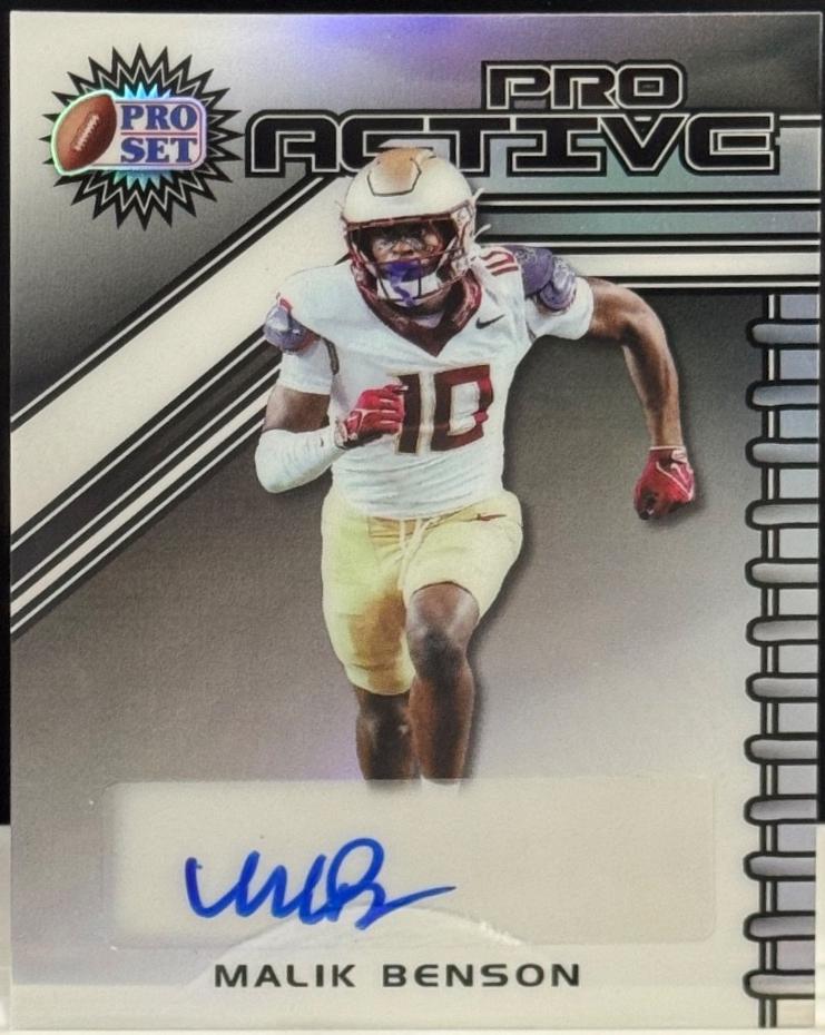 Malik Benson [Prismatic Silver] #PA-MB1
