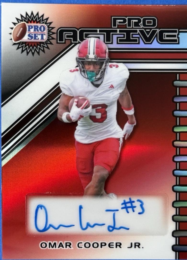 Omar Cooper Jr. [Prismatic Red] #PA-OCJ