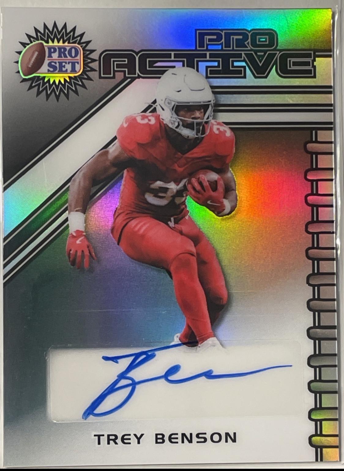 Trey Benson [Prismatic Silver] #PA-TB1