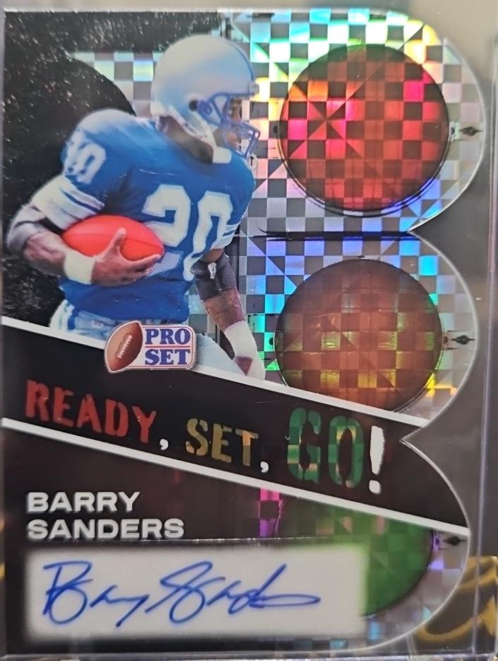 Barry Sanders [Checkerboard Silver] #RS-BS1