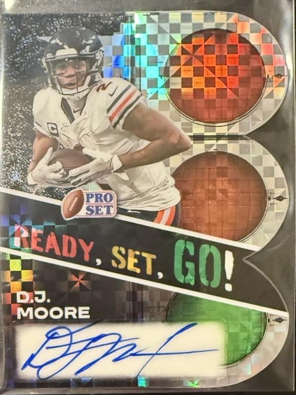 D.J. Moore [Checkerboard Silver] #RS-DJM