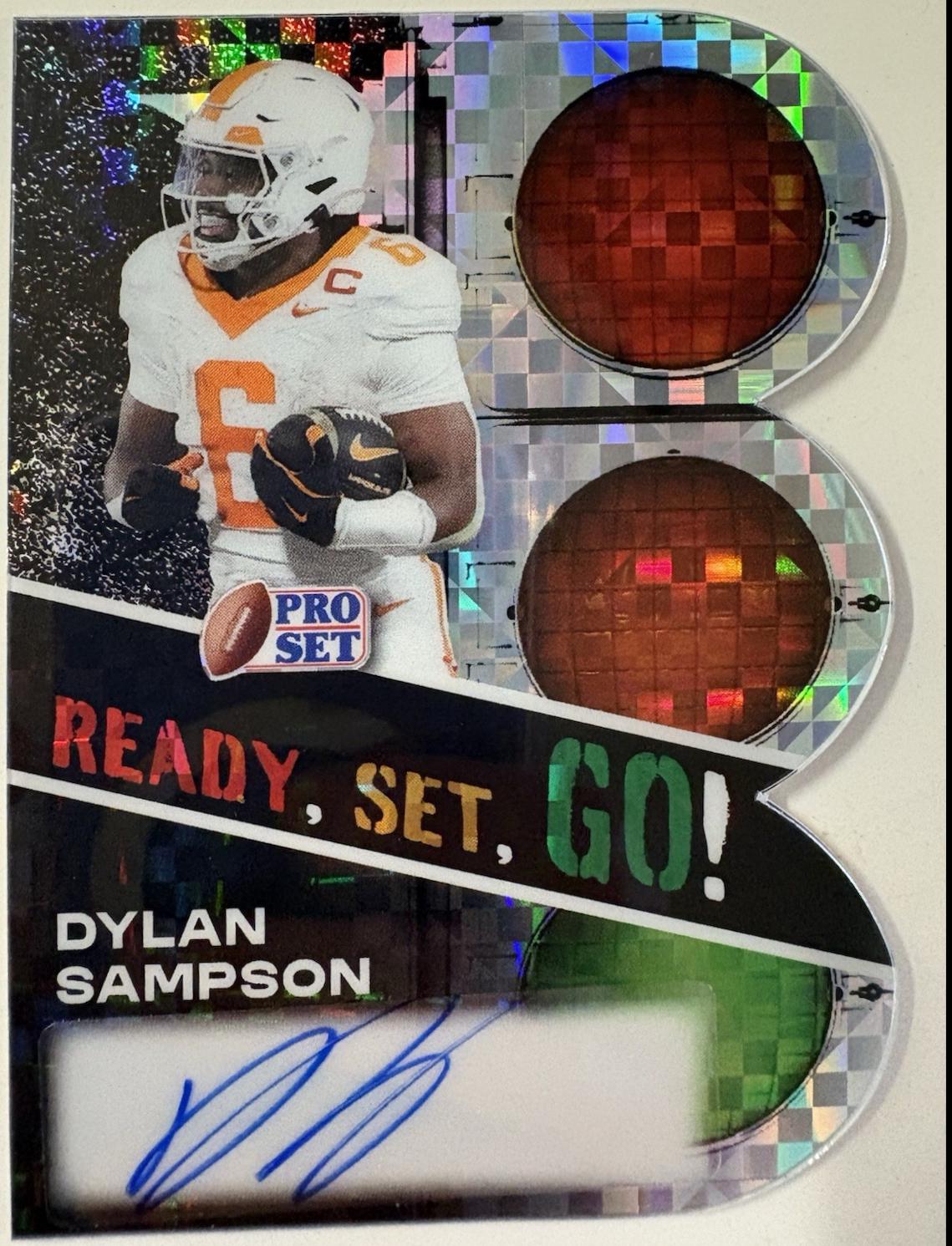 Dylan Sampson [Checkerboard Silver] #RS-DS1