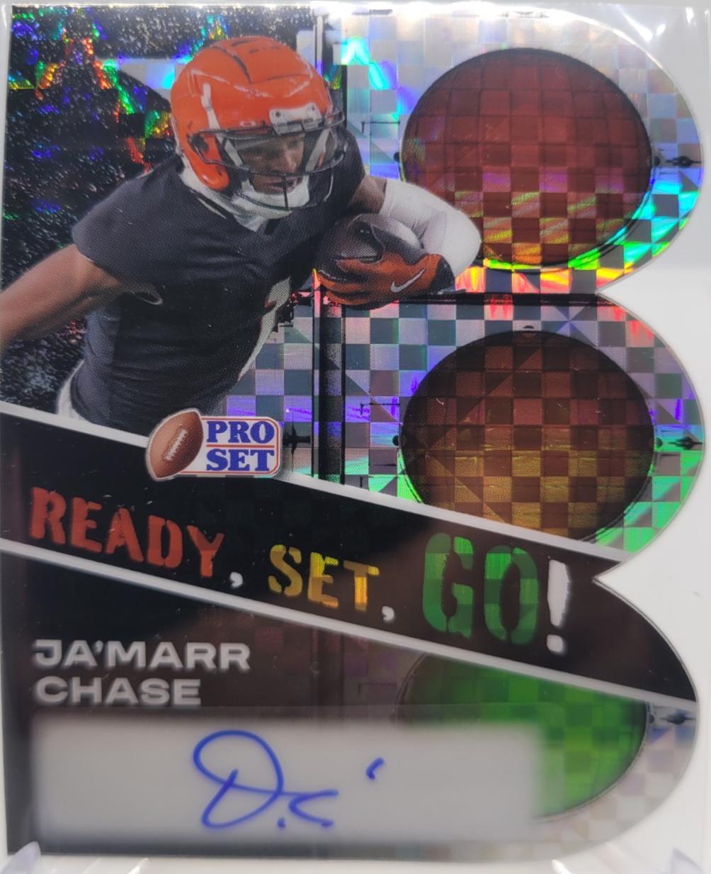 Ja'Marr Chase [Checkerboard Silver] #RS-JMC