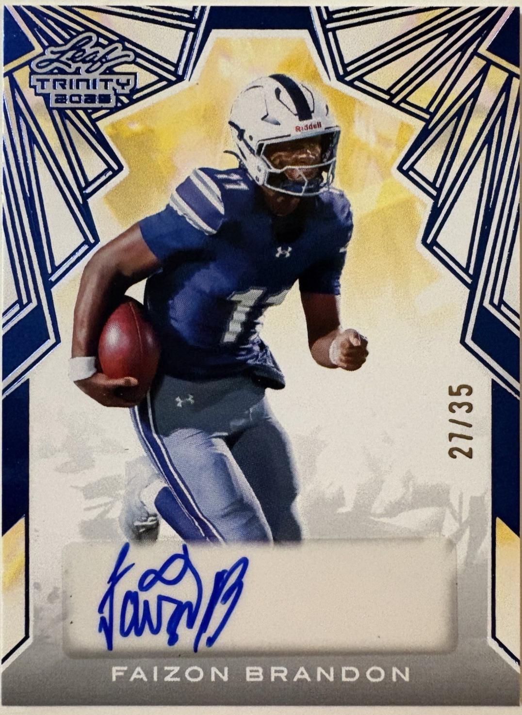 Faizon Brandon #BA-FB1