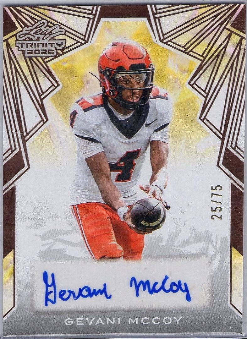 Gevani McCoy #BA-GMC