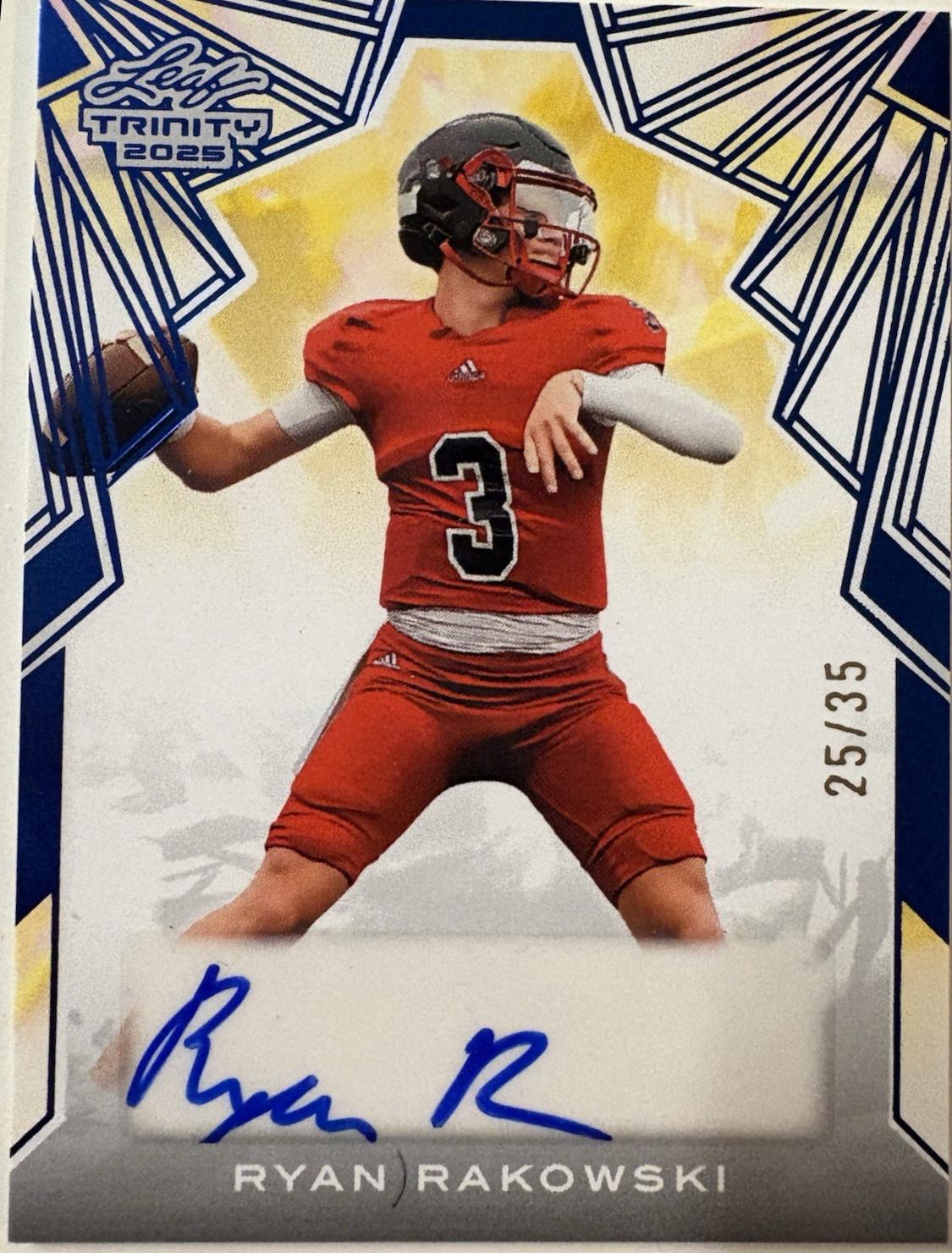 Ryan Rakowski #BA-RR1