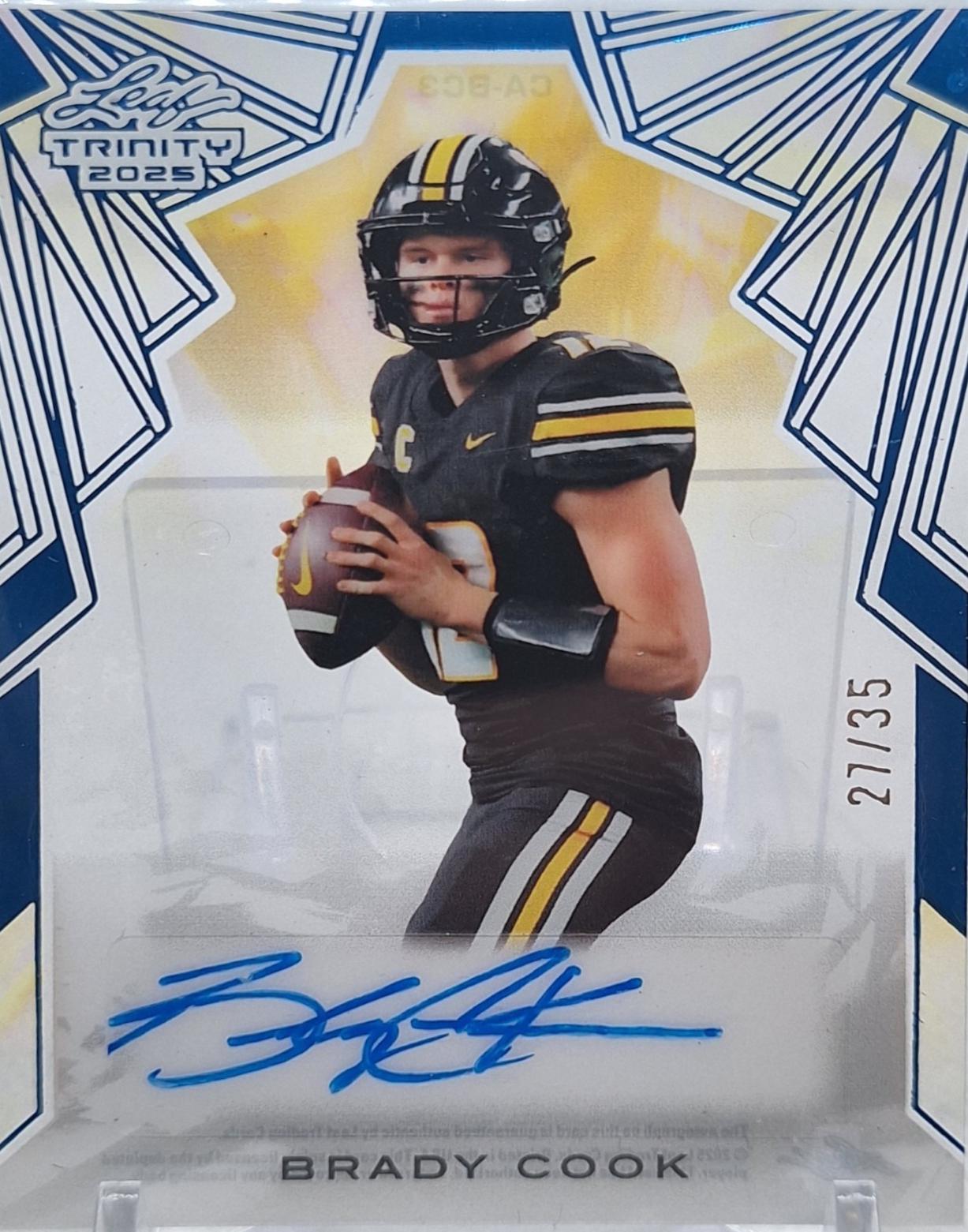 Brady Cook #CA-BC3