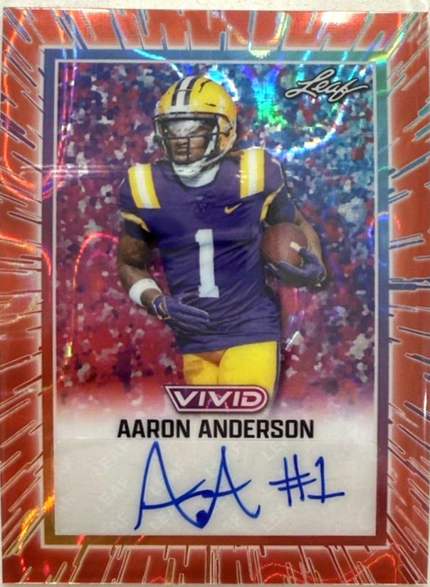 Aaron Anderson [Prismatic Red] #BA-AA1
