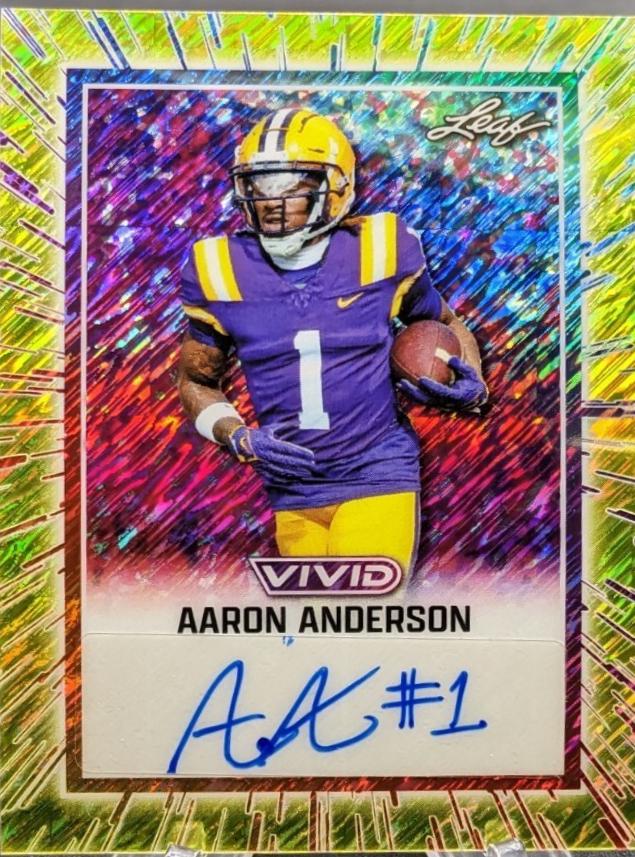 Aaron Anderson [Prismatic Yellow] #BA-AA1