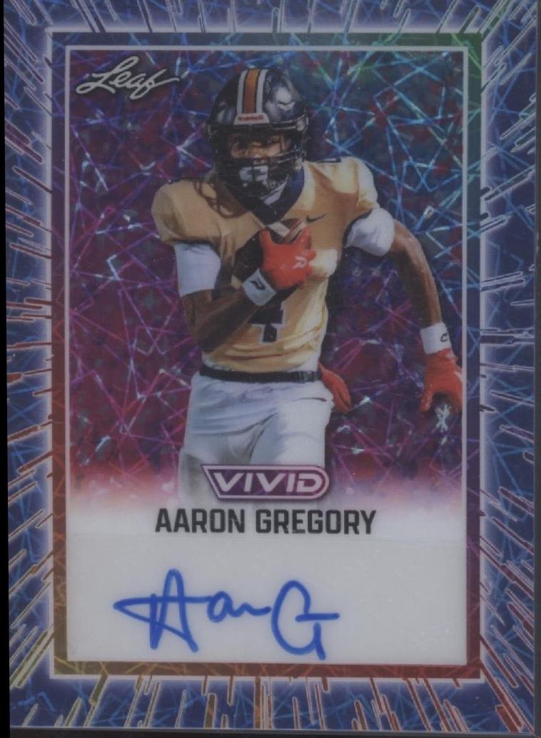 Aaron Gregory [Prismatic Blue] #BA-AG1