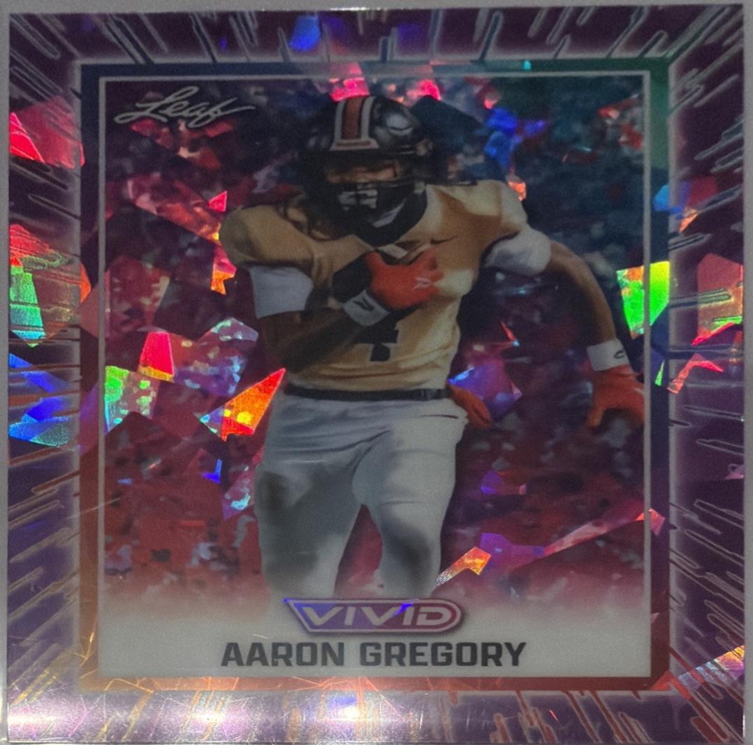 Aaron Gregory [Prismatic Yellow] #BA-AG1