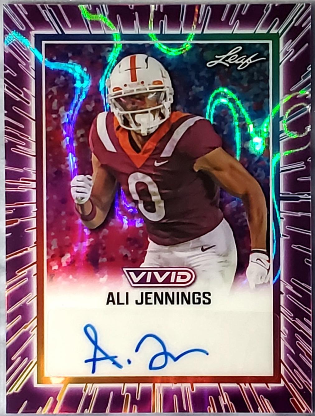 Ali Jennings [Prismatic Purple] #BA-AJ2