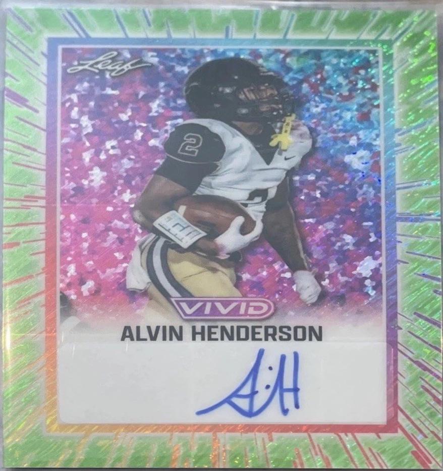 Alvin Henderson [Prismatic Green] #BA-AH1