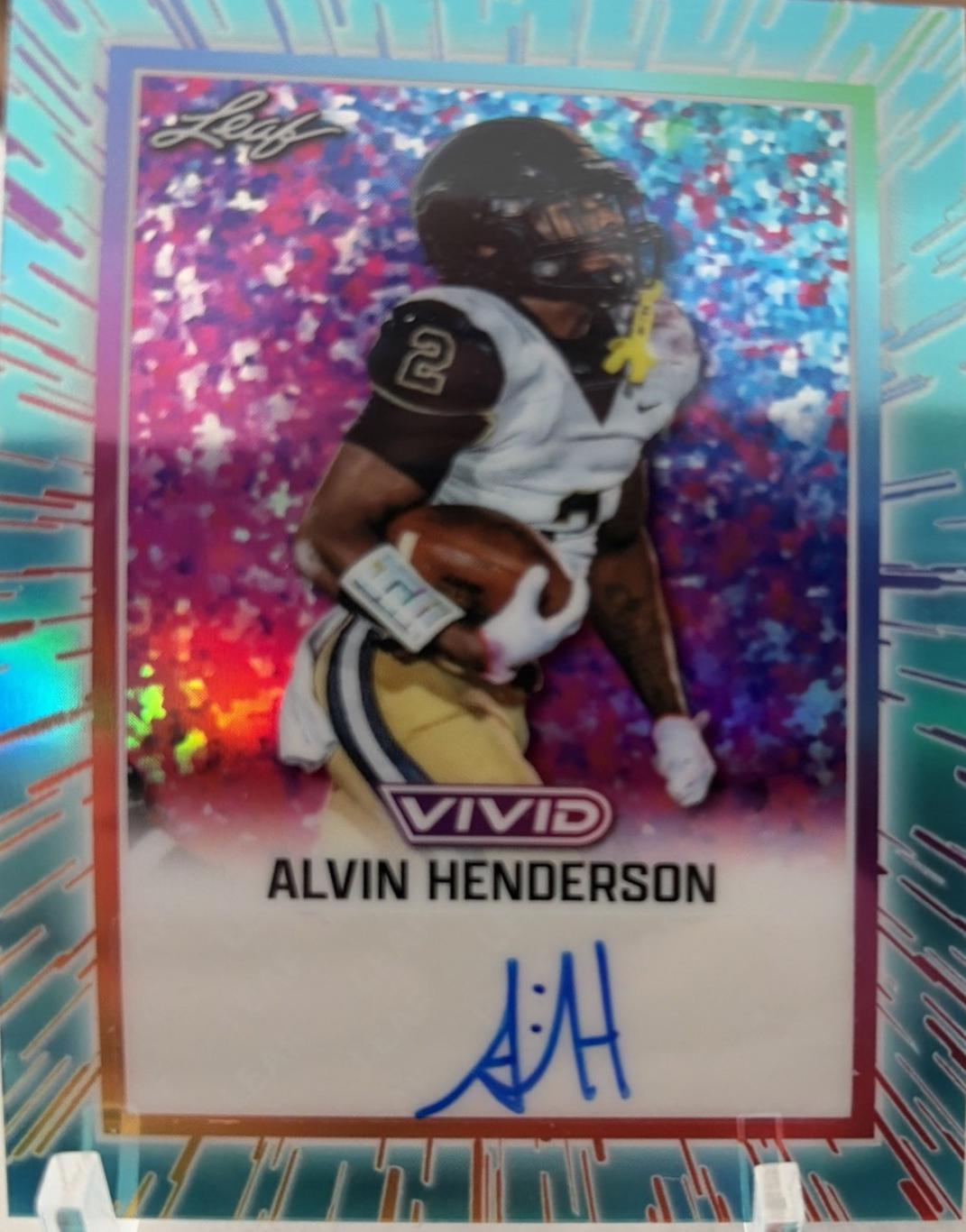 Alvin Henderson [Prismatic Teal] #BA-AH1