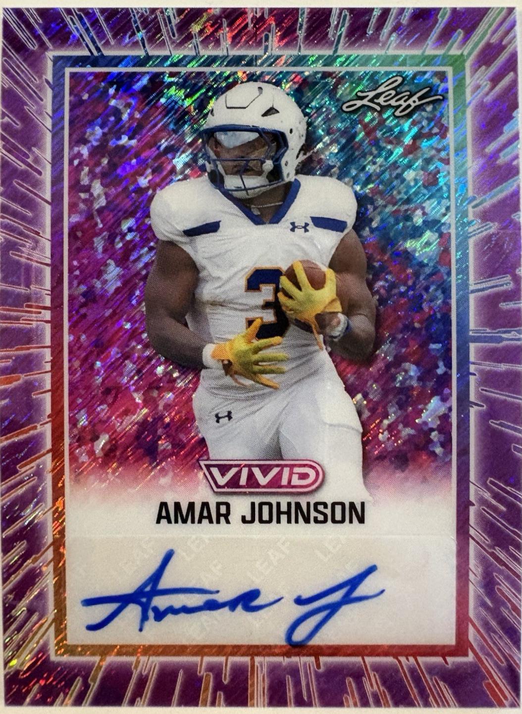 Amar Johnson [Prismatic Purple] #BA-AJ3