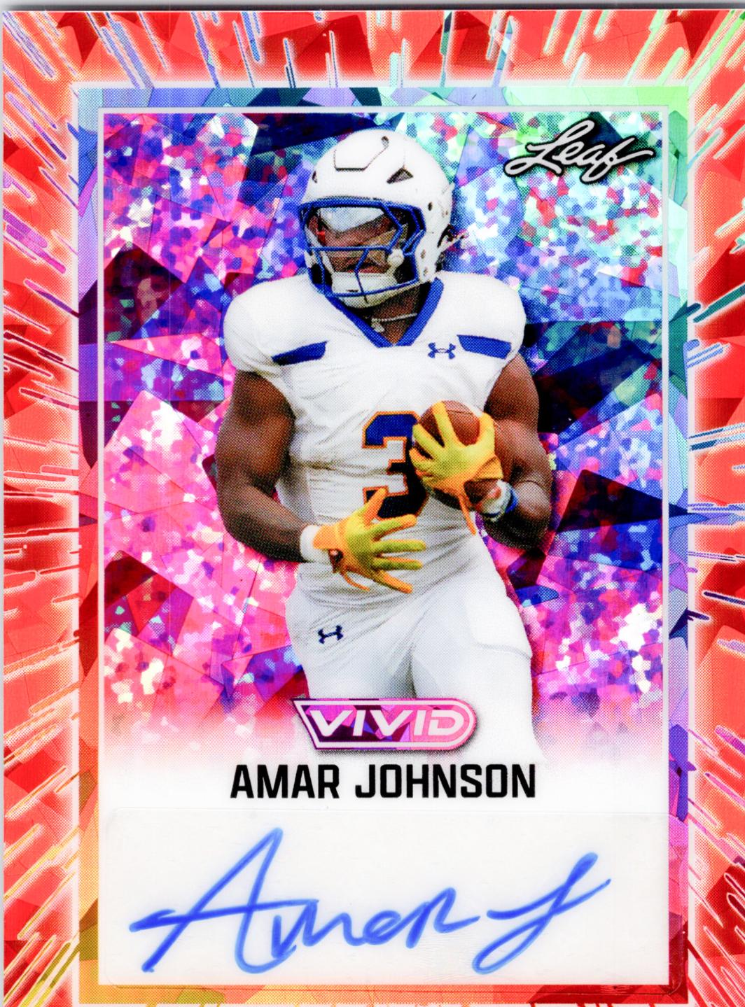 Amar Johnson [Prismatic Yellow] #BA-AJ3