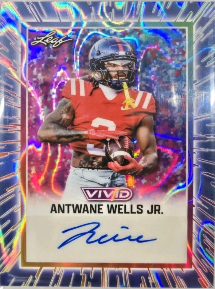 Antwane Wells Jr. [Prismatic Blue] #BA-AWJ