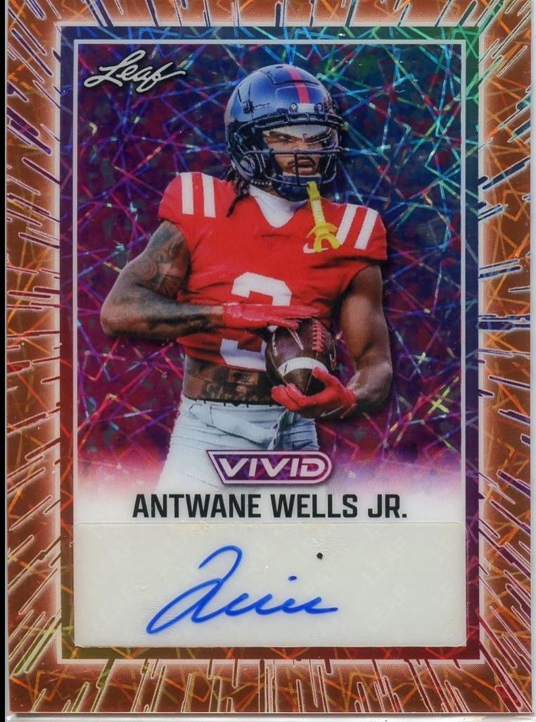 Antwane Wells Jr. [Prismatic Orange] #BA-AWJ
