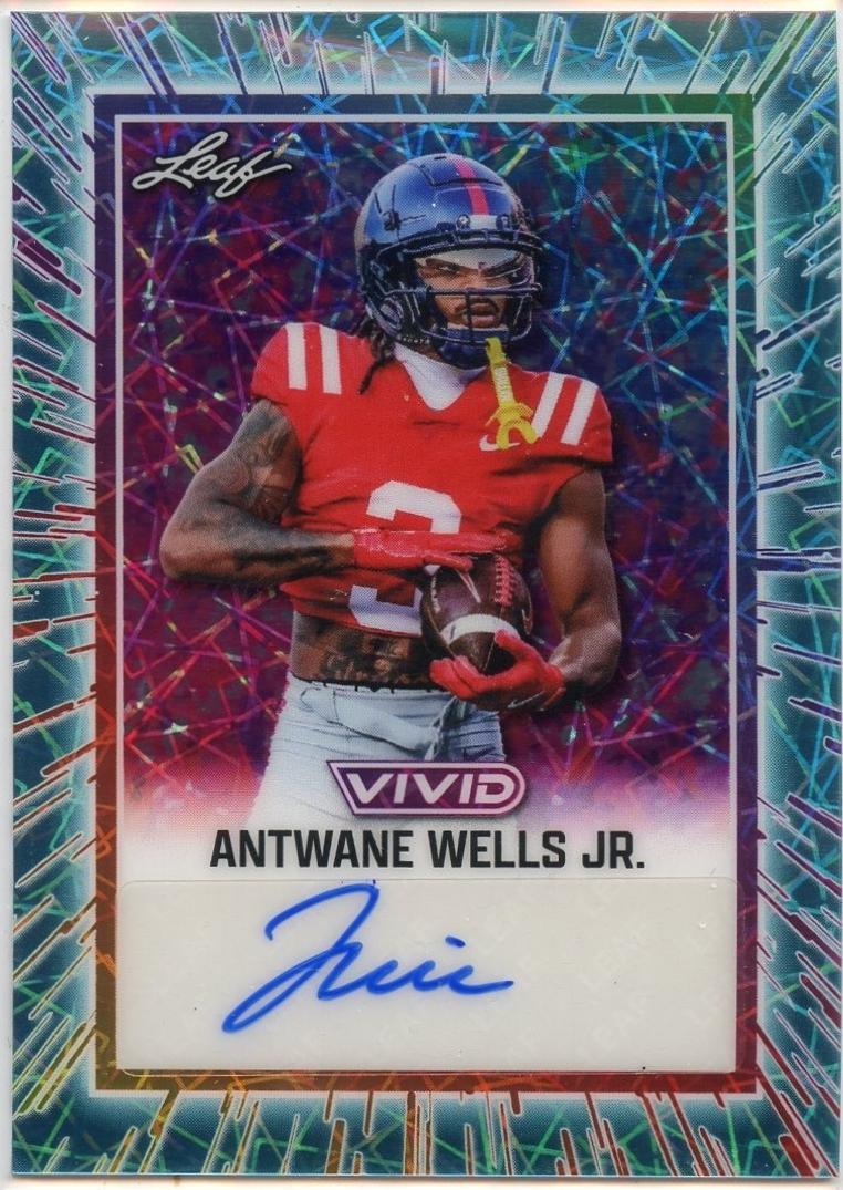 Antwane Wells Jr. [Prismatic Teal] #BA-AWJ