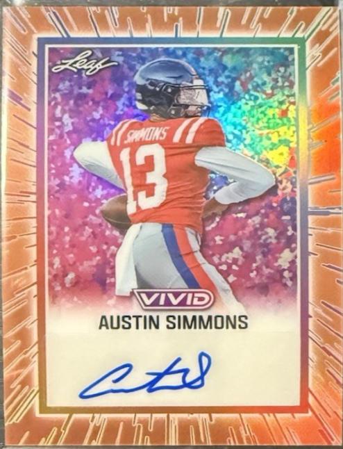 Austin Simmons [Prismatic Orange] #BA-AS1