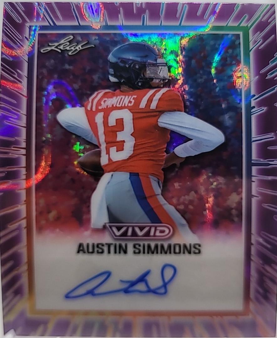 Austin Simmons [Prismatic Purple] #BA-AS1