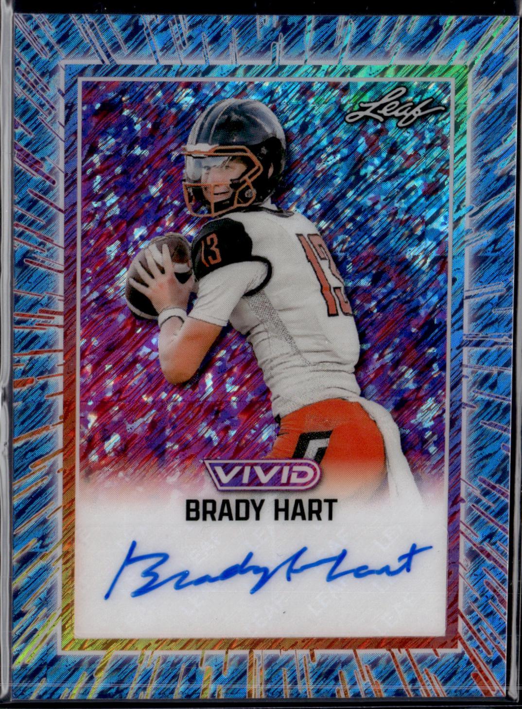Brady Hart [Prismatic Blue] #BA-BH1